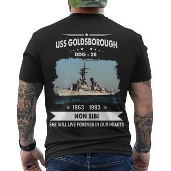 Uss Goldsborough Ddg 20 Ddg Men's Crewneck Short Sleeve Back Print T-shirt - Monsterry UK