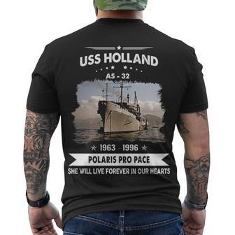 Uss Holland As V2 Men's Crewneck Short Sleeve Back Print T-shirt - Monsterry AU