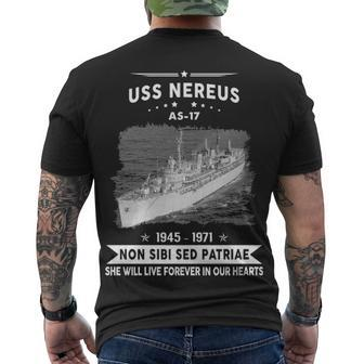 Uss Nereus As Men's Crewneck Short Sleeve Back Print T-shirt - Monsterry