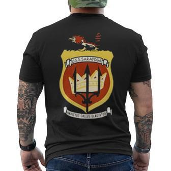 Uss Saratoga Cv 60 Cva 60 Cvb Men's Crewneck Short Sleeve Back Print T-shirt - Monsterry AU
