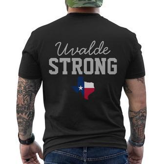 Uvalde Strong Pray For Uvalde Tshirt Men's Crewneck Short Sleeve Back Print T-shirt - Monsterry DE