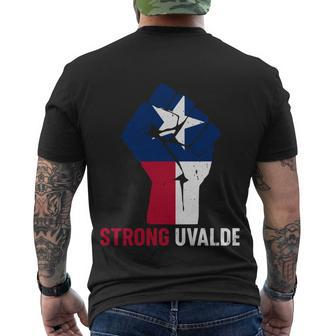 Uvalde Strong Pray For Uvalde V2 Men's Crewneck Short Sleeve Back Print T-shirt - Monsterry DE