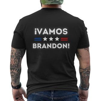 Vamos Brandon Spanish Lets Go Brandon Lets Go Brandon Men's Crewneck Short Sleeve Back Print T-shirt - Monsterry