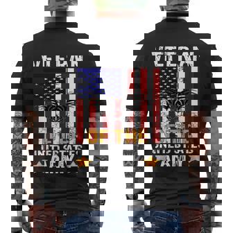 Veteran Of The United States Army Men's T-shirt Back Print - Thegiftio