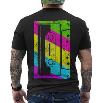 Vintage Cassette Tape S Men's Crewneck Short Sleeve Back Print T-shirt - Monsterry CA
