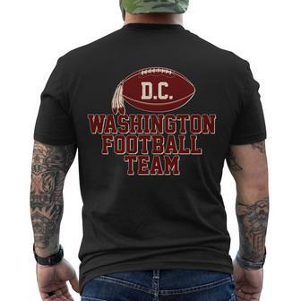 Vintage Distressed Washington Dc Football Team Tshirt Men's Crewneck Short Sleeve Back Print T-shirt - Monsterry UK