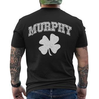 Vintage Irish Murphy Tshirt Men's Crewneck Short Sleeve Back Print T-shirt - Monsterry