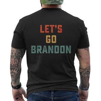 Vintage Lets Go Brandon Lets Go Brandon Men's Crewneck Short Sleeve Back Print T-shirt - Monsterry
