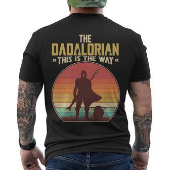 Vintage Styled The Dadalorian This Is The Way Tshirt Men's Crewneck Short Sleeve Back Print T-shirt - Monsterry CA