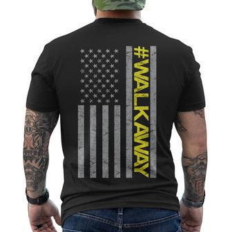 Walkaway Walk Away Movement Men's Crewneck Short Sleeve Back Print T-shirt - Monsterry