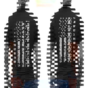 Wear Orange Enough End Gun Violence American Us Flag Anti Gun Awareness Enough Men's T-shirt Back Print - Thegiftio