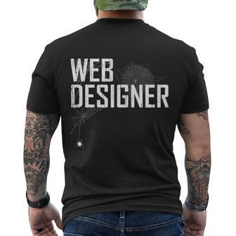 Web er Spider Web V2 Men's T-shirt Back Print - Thegiftio UK