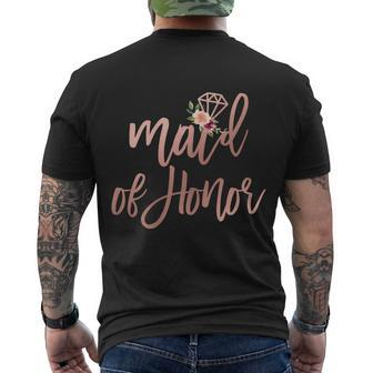 Wedding Shower For Sister From Bride Maid Of Honor Men's T-shirt Back Print - Thegiftio UK