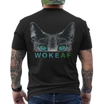 Woke Af Tshirt Men's Crewneck Short Sleeve Back Print T-shirt - Monsterry CA