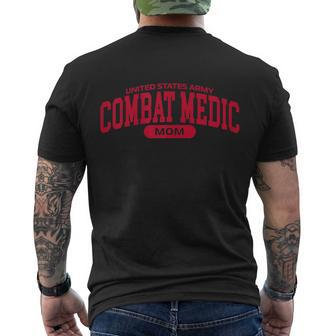 Womens Proud Combat Medic Mom Men's Crewneck Short Sleeve Back Print T-shirt - Monsterry DE