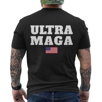 Womens Ultra Maga Vneck Tshirt Men's Crewneck Short Sleeve Back Print T-shirt - Monsterry AU