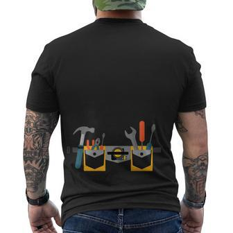Workman Tool Belt Handyman Costume Men's Crewneck Short Sleeve Back Print T-shirt - Monsterry UK
