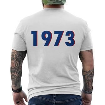 1973 Support Roe V Wade Pro Choice Pro Roe Womens Rights Men's Crewneck Short Sleeve Back Print T-shirt - Monsterry