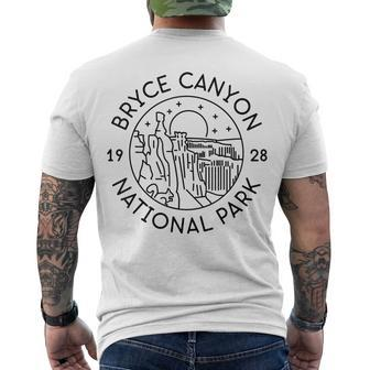 Bryce Canyon National Park 1928 Utah Men's T-shirt Back Print - Seseable