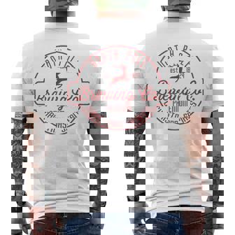 Christmas North Pole Sweat Men's T-shirt Back Print - Thegiftio