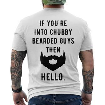 Chubby Bearded Guys V2 Men's Crewneck Short Sleeve Back Print T-shirt - Seseable