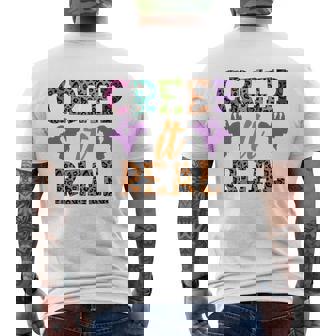 Colorful Boos Creep It Real Halloween Men's T-shirt Back Print - Seseable