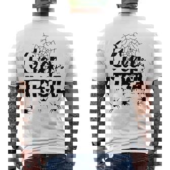 Creep It Real Halloween Quote Saying Men's T-shirt Back Print - Seseable