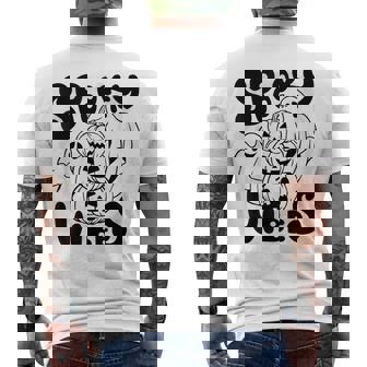 Cute Ghost Halloween Retro Groovy Spooky Vibes Fun Halloween Men's T-shirt Back Print - Seseable