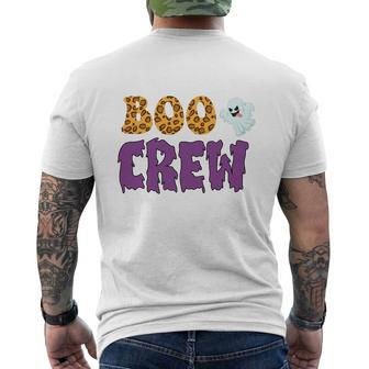 Halloween Boo Crew Cute Boo Men's T-shirt Back Print - Seseable