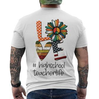 Highschool Teacher Men's T-shirt Back Print - Thegiftio UK