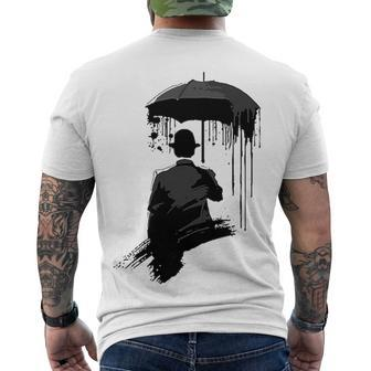 Manly Summer Rainy Day Men's T-shirt Back Print - Thegiftio UK