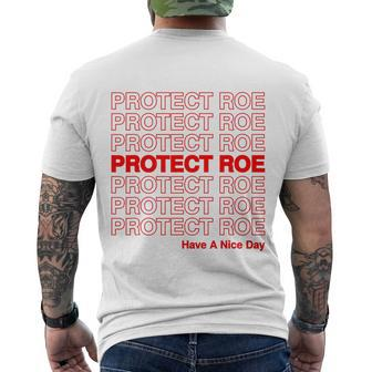 Protect Roe V Wade Pro Choice Feminist Reproductive Rights Design Tshirt Men's Crewneck Short Sleeve Back Print T-shirt - Monsterry CA