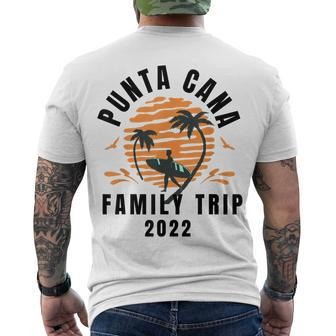 Punta Cana Family Vacation 2022 Matching Dominican Republic V3 Men's T-shirt Back Print - Seseable
