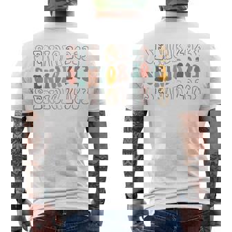 Senior 2023 Retro Class Of 2023 Seniors Graduation 23 Men's T-shirt Back Print - Thegiftio UK