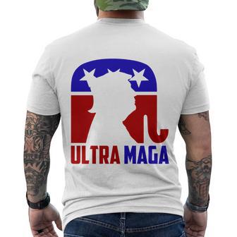 Ultra Maga Shirt Pro Trump Funny Anti Biden Republican Gift Tshirt Men's Crewneck Short Sleeve Back Print T-shirt - Monsterry DE