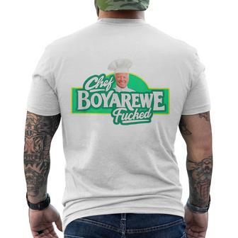Vintage Chef Art Boyardee Anti Joe Biden Tshirt Men's Crewneck Short Sleeve Back Print T-shirt - Monsterry DE