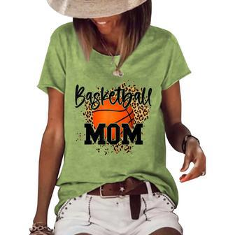 Basketball Mom Mom Game Day Outfit Mothers Day Gift Women's Short Sleeve Loose T-shirt - Thegiftio UK