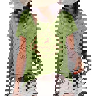 Christmas North Pole Gift Sweat Women's Short Sleeve Loose T-shirt - Thegiftio