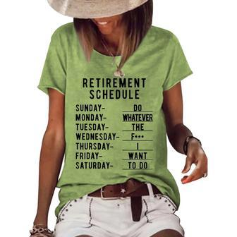 Retirement Schedule V3 Women's Loose T-shirt - Seseable