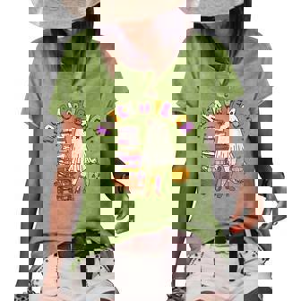 Trick Or Teach Spooky Babe Halloween Teacher Ghost Women's Short Sleeve Loose T-shirt - Thegiftio