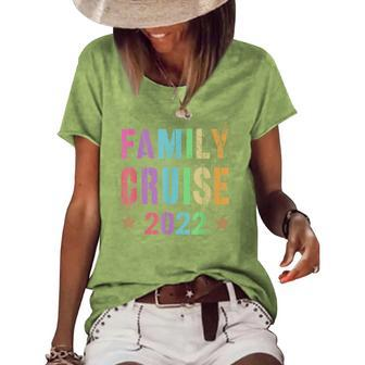 Vintage Family Cruise 2022 Vacation 2022 Summer Trip Women's Loose T-shirt