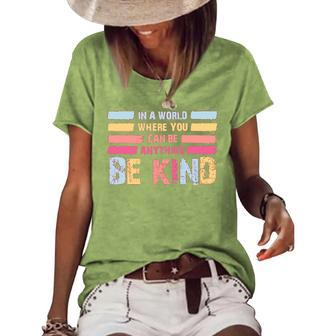 In A World Where You Can Be Anything Women's Loose T-shirt - Seseable