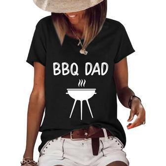 Bbq Dad Barbeque Grilling Fathers Day Grill For Bbq Dads Gift Graphic Design Printed Casual Daily Basic Women's Short Sleeve Loose T-shirt - Thegiftio UK