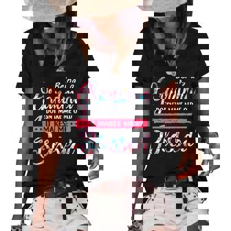 Being A Grandma Doesnt Make Me Old Blessed Mother Day Women's Short Sleeve Loose T-shirt - Thegiftio