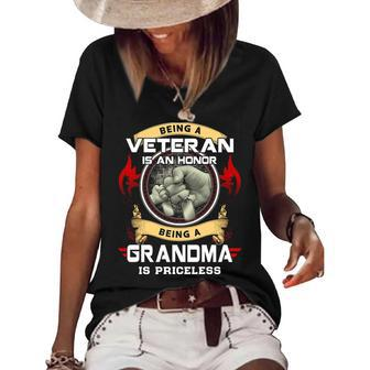 Being A Grandma Is A Priceless Women's Short Sleeve Loose T-shirt - Monsterry DE