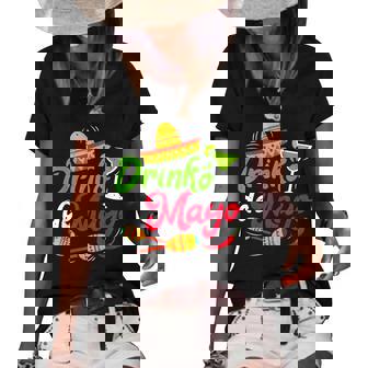 Cinco Drinko De Mayo Men Women Drinking Tequila Margarita Women's Short Sleeve Loose T-shirt - Thegiftio