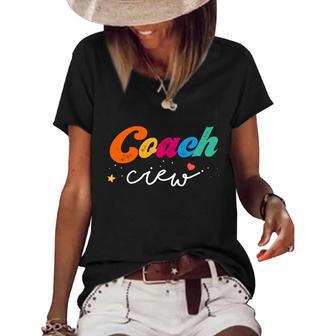 Coach Crew Instructional Coach Reading Career Literacy Pe Gift V3 Women's Short Sleeve Loose T-shirt - Monsterry DE