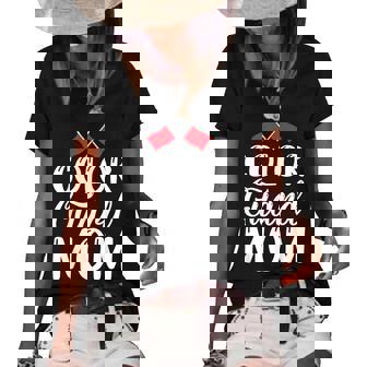 Color Guard Mom Funny High School Color Guard Flag V2 Women's Short Sleeve Loose T-shirt - Thegiftio