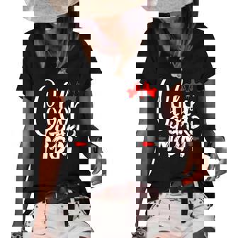 Color Guard Mom Funny High School Color Guard Flag V3 Women's Short Sleeve Loose T-shirt - Thegiftio