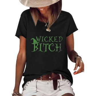 Cute Halloween Funny Halloween Day Wicked Bitch Graphic Design Printed Casual Daily Basic Women's Short Sleeve Loose T-shirt - Thegiftio UK